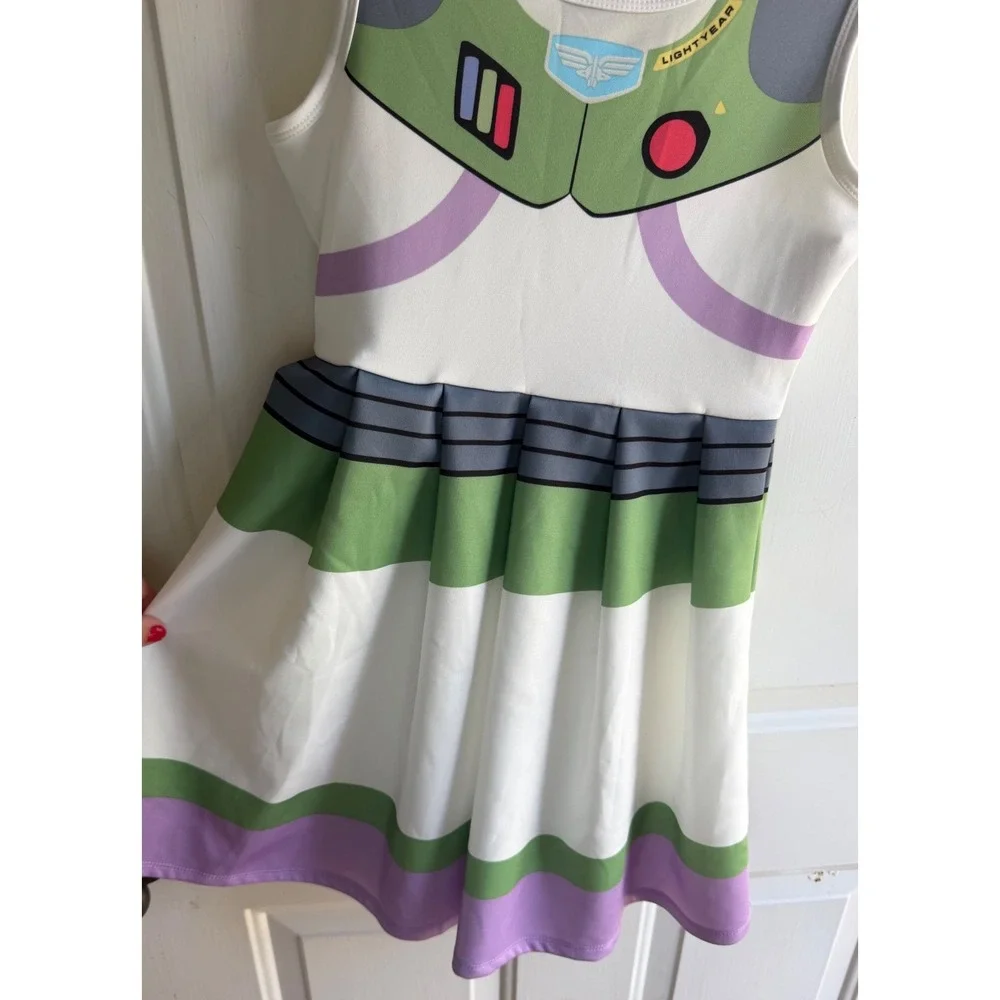 New! Disney Toy Story Little Girls Pixar Buzz Lightyear Costume Dress 7/8
